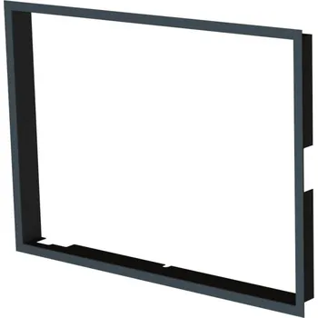 Krbová vložka BEF Home s.r.o. BEF HOME Zazdívací rámeček 1x90° hloubka 60mm, černý, BeF Therm (V) 7