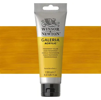 Výtvarná barva Akrylová barva Winsor & Newton 120ml - Transparent Yellow