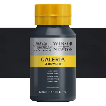 Výtvárné potřeby Akrylová barva Winsor & Newton 500ml - Payne's Gray