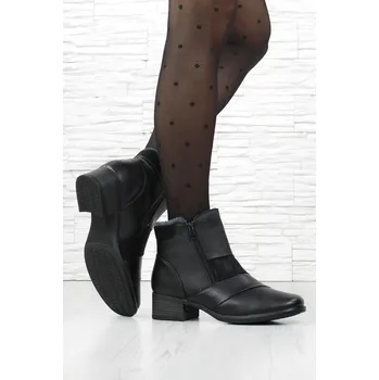 Dámská zimní obuv Camo Kotníkové boty na nízkém podpatku 2672-1B Velikost: 37