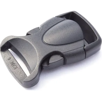 Spona trojzubec 25 mm černá (K069)