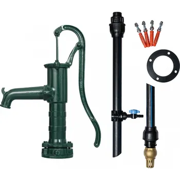 Čerpadlo Kovoplast & proStudnu Ruční pumpa NP 75, KOMPLET S MONTÁŽÍ 1. Zvolte barvu pumpy: ČERNÁ (RAL 9005), 2. Zvolte hloubku studny: 2 m