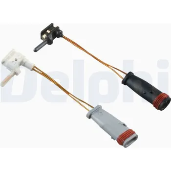 Brzdová destička Výstražný kontakt, opotřebení obložení DELPHI LZ0163