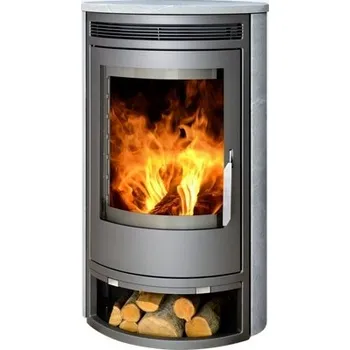 Krbová kamna ABX ARKTIS 8 - mastek (šedý plech) vč. Horní desky