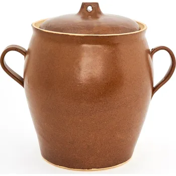 Hrnec DB sádlák 6L - kameninový hrnec na sádlo (ruční výroba)