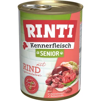 Krmivo pro psa Rinti Kennerfleisch SENIOR s hovězím masem 24x400g