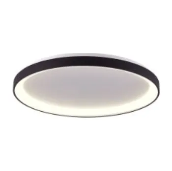 Palnas Stropní LED svítidlo DITA, černé, ø 78 cm Stmívání, řízení: Fázové, Dálkový ovladač: Bez dálkového ovladače