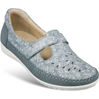 Dámská zdravotní obuv Dámské kožené baleríny, mokasíny, elegantní, měkké, lehké, elastické, pohodlné, komfortní, modrá: 39