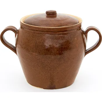 Hrnec DB sádlák 2L - kameninový hrnec na sádlo (ruční výroba)