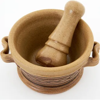 Hmoždíř kameninový hmoždíř - tluček koření (ruční výroba)