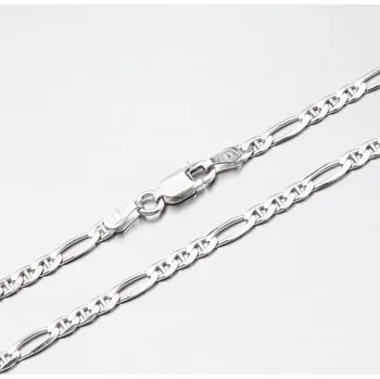 Náramek Náramek stříbro 925 Figaro 3+1 CHRS-05-GA3+1-080 délka 20 cm