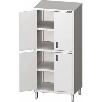 Zahradní skříň Skladová skříň křídlové dveře 900x600x1800 mm | STALGAST, 981566090