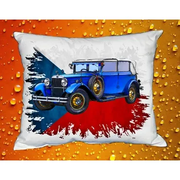 Povlak na polštářek Polštář s Českým autem 021 (auta České výroby)