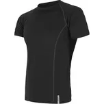 SENSOR Merino Active - Pánské funkční triko kr.rukáv Barva: Černá, Velikost: L