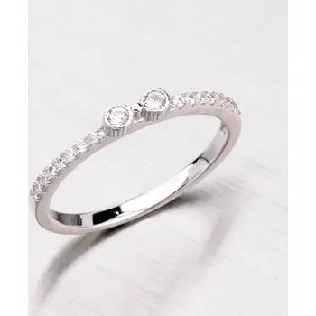 Prsten Dámský prsten stříbro 925 zirkon ze stříbra RXC04140181 velikost 53