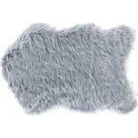 Kožešina umělá - koberec šedá 60x90 cm
