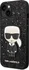 Pouzdro na mobilní telefon Karl Lagerfeld Glitter Flakes Ikonik pro Apple iPhone 14 Plus černé