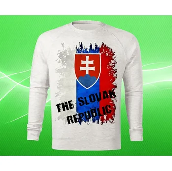 Pánská mikina mikina s vlajkou SLOVENSKA pánská 3XL