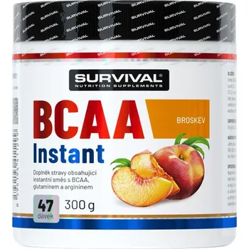 Aminokyselina Survival BCAA Instant - 300 g, broskev