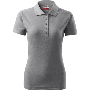 RIMECK Polokošile Reserve R23, krátký rukáv, dámská MAL-R231215 L Melír šedá tmavá