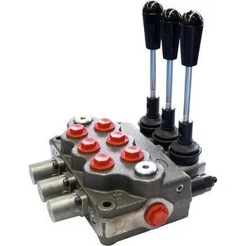 Rozvaděč A.M.A. S.P.A. 3 páčkový hydraulický rozvaděč typ BASIC H