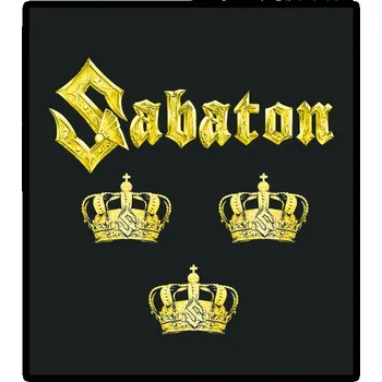 Nášivka nášivka na záda, zádovka Sabaton - crowns