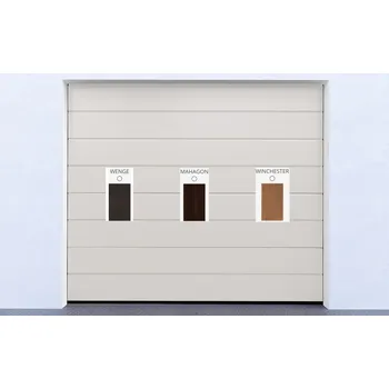 Garážová vrata DoorHan Sekční garážová vrata DIY - volitelný design dřeva