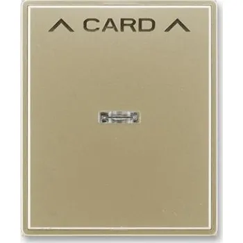 vypínač ABB Time, Time Arbo kryt kartového spínače šampaňská 3559E-A00700 33 s průzorem