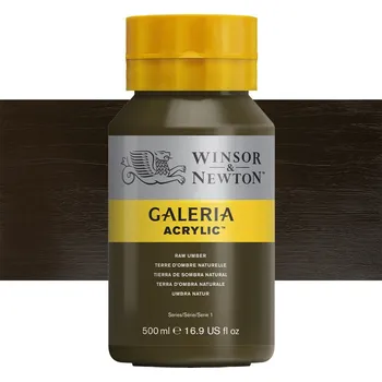 Vodová barva Akrylová barva Winsor & Newton 500ml - Raw Umber