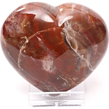 Drahý kámen Magieprirody.cz Srdce Zkamenělé dřevo 80x71 mm 278 g přírodní kámen #K1080