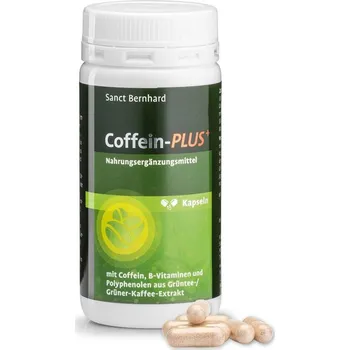 Přírodní produkt Sanct Bernhard Kofein PLUS 120 kapslí