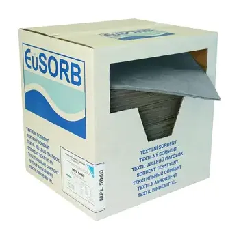 Sorbent HAPPY END Univerzální sorpční rohože, lehké, STANDARD, 50 × 40 cm, 200 ks - MPL 5040