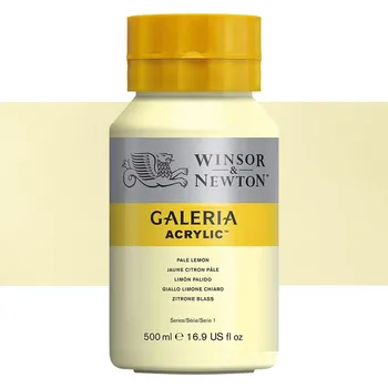 Výtvárné potřeby Akrylová barva Winsor & Newton 500ml - Pale Lemon