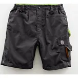 Pracovní montérkové kraťasy Terrax 20385, černo- limetkové J20385/1048