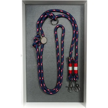 Vodítko pro psa SvětTlapky Stylové vodítko pro psy TERRY PŘEPNI Délka vodítka (plíšek není součástí produktu): 2 m, Barva lana: Modrá reflexní, Průměr: ø 8 mm konfigurovatelný produkt