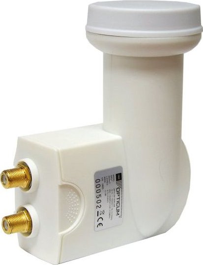 RED OPTICUM Robust Twin LNB I Digital LNB 2X Heat & Cold Resistant With RED OPTICUM Robust Twin LNB I Digital LNB 2X Heat & Cold Resistant With