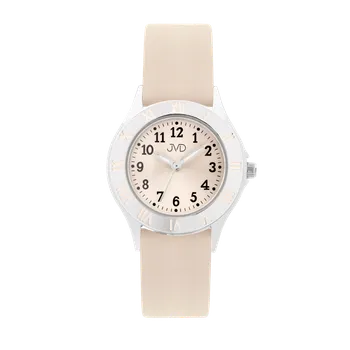 Hodinky JVD Dětské dívčí béžové hodinky JVD J7216.3