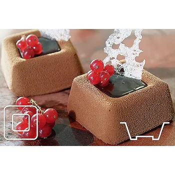 Nádoba na led Silikonová forma na 35 ks Savarin 56x56x25 mm | CONTACTO, 6691/056