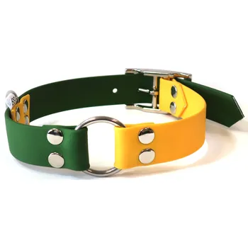 Obojek pro psa SvětTlapky Voděodolný obojek ZENA UNO Velikost obojku (plíšek není součástí produktu): M, Barva obojku: Žlutozelený konfigurovatelný produkt