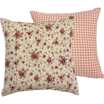 Dekorativní polštářek Lavandia Vonný relaxační levandulový polštář 40 x 40 cm Vzor Látky: Růžová růže Relaxační polštář s BIO Levandulí