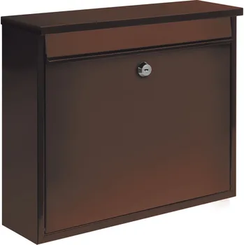 Poštovní schránka 310x360x100mm hnědá