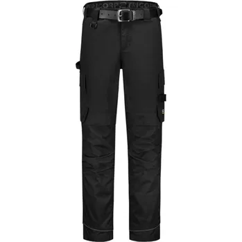 montérky TRICORP Kalhoty Work Pants Twill Cordura Stretch T62, do pasu, unisex MAL-T62T150 Černá 50