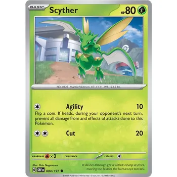 Sběratelská karetní hra Pokémon TCG Scyther 004/197