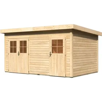 Zahrada Dřevěný domek KARIBU MATTRUP (64281) natur LG3600