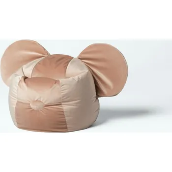 Sedací pytel Sedací vak The Brooklyn Kids EARS VELVET BR-9700 bledě růžová