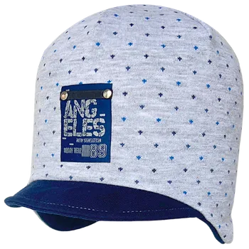 Kojenecká čepice RDX Chlapecká čepice na uši kšilt Nášivka Vel. 2