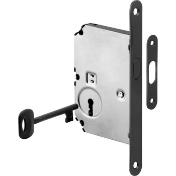 Stavebniny AC-T Servis ACT zadlabací zámek na posuvné dveře-černý lak (dozický)