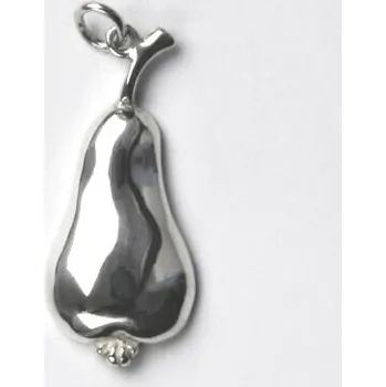 Přívěsek Stříbrný přívěsek hruška - P210 (Stříbrný přívěsek ovoce - hruška)