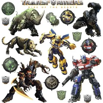 Samolepící dekorace Dětská samolepka na zeď Transformers 31x31 cm