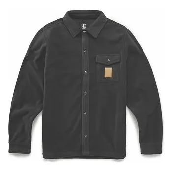 Pánská košile Etnies pánská košile Woodsman Fleece Black | Černá | Velikost XL